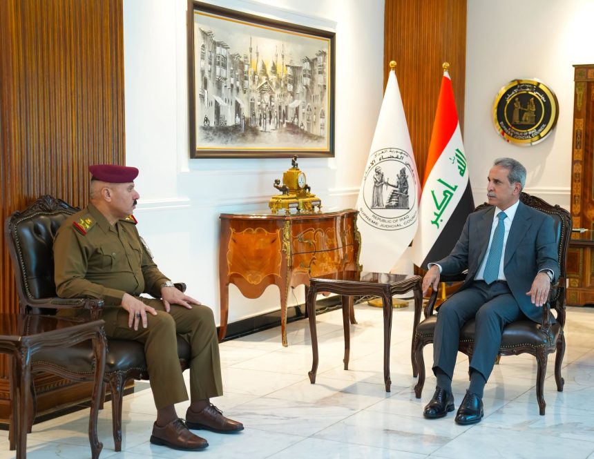 القاضي زيدان والشمري يبحثان الإجراءات التي تضمن تحقيق سيادة القانون ودعم الاستقرار الأمني