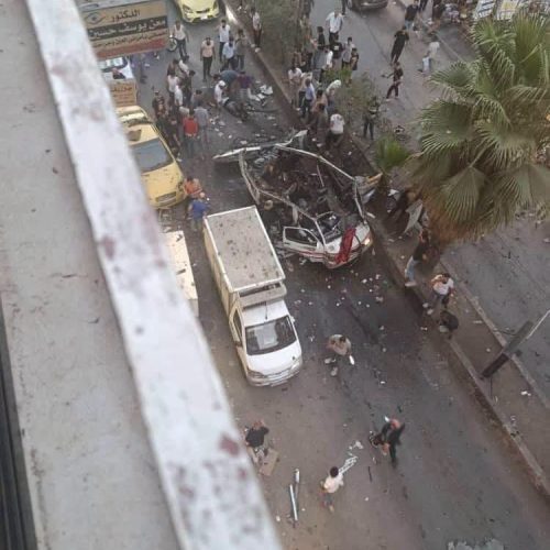 الصحة السورية: مقتل شخصين وإصابة 13 اخرين بانفجار الحافلة في جرمانا بريف دمشق