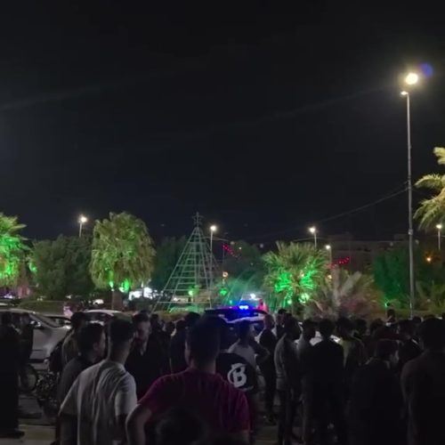 تجدد التظاهرات في الكوت للمطالبة بتحسين واقع الكهرباء