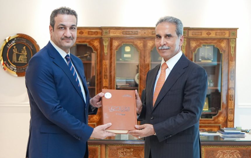 رئيس مجلس القضاء الأعلى يتسلم تقرير ديوان الرقابة المالية الاتحادي لسنة 2025