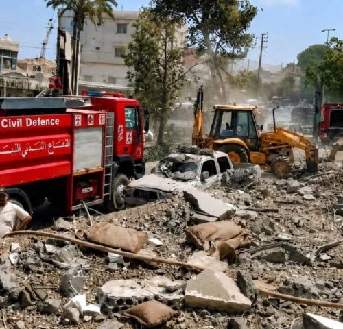 الدفاع المدني اللبناني: 4 شهداء و5 مصابين في الغارة الإسرائيلية على بلدة دير الزهراني