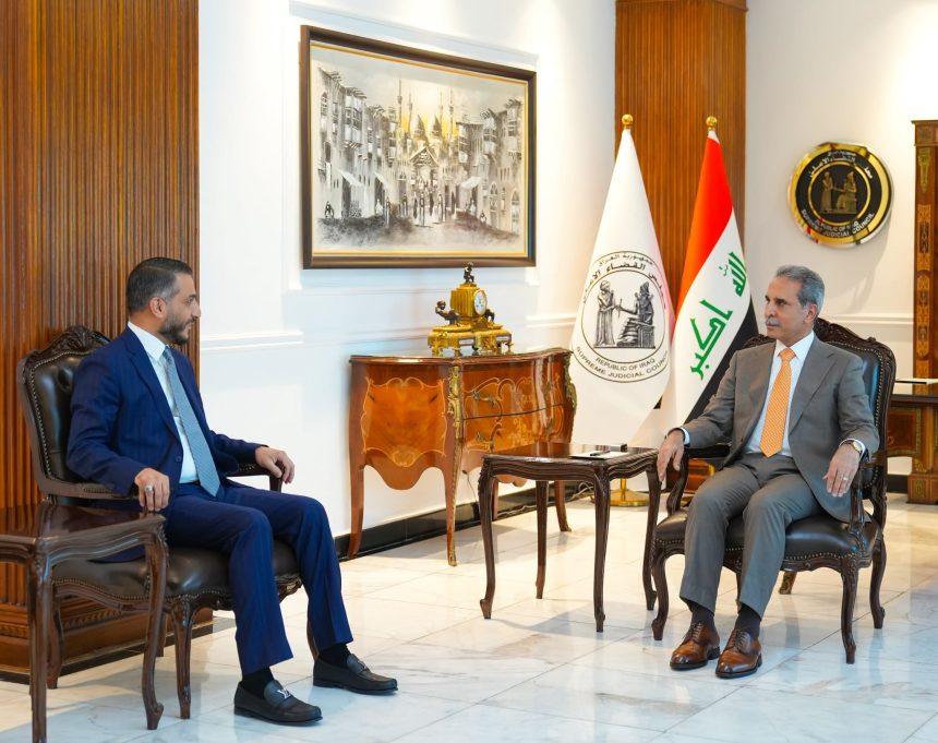 رئيس مجلس القضاء الأعلى يبحث مع محافظ النجف معالجة الإشكالات القانونية للمشاريع