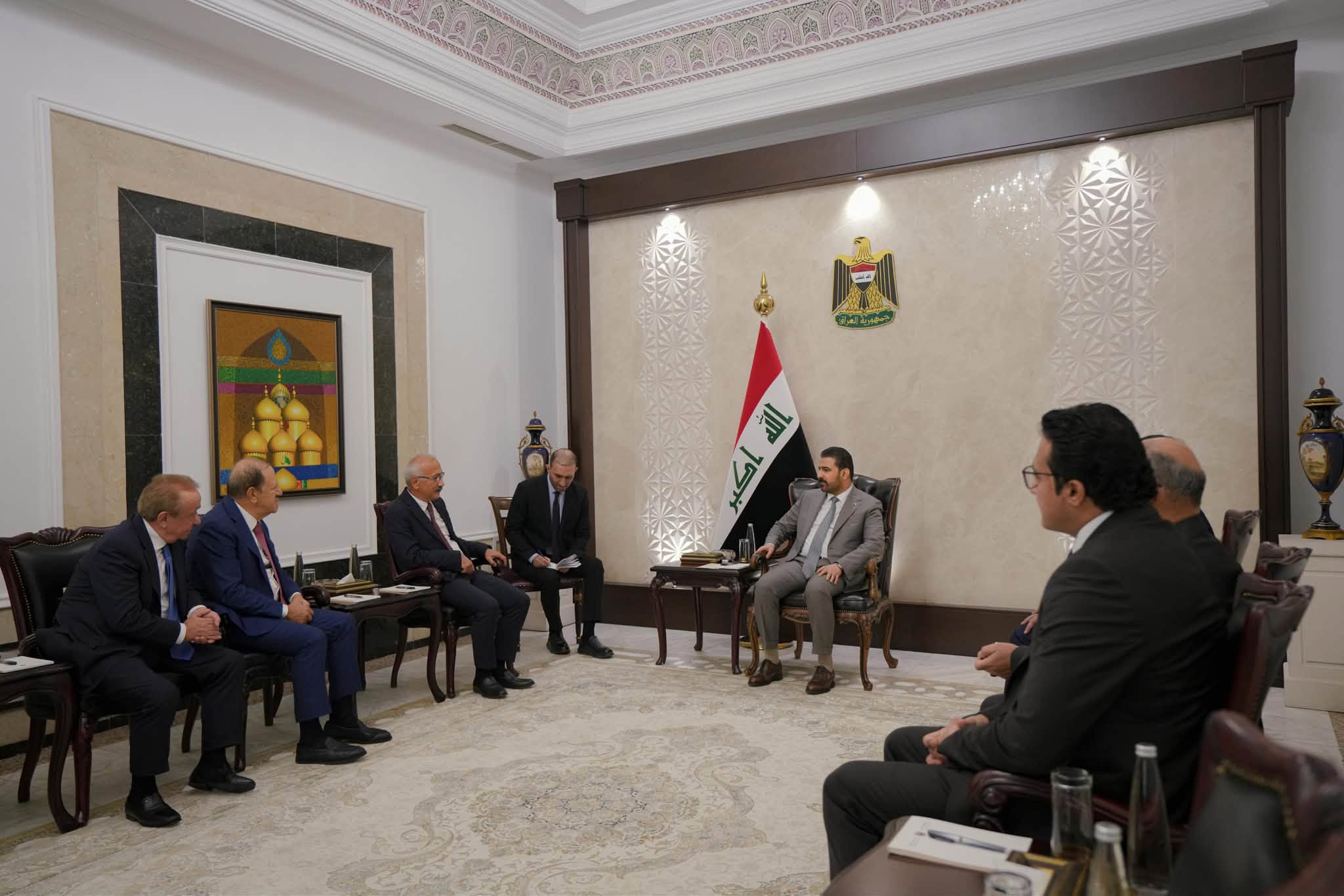 الزيدي يدعو الشركات التركية إلى الاستفادة من الفرص الاستثمارية ضمن مشروع طريق التنمية