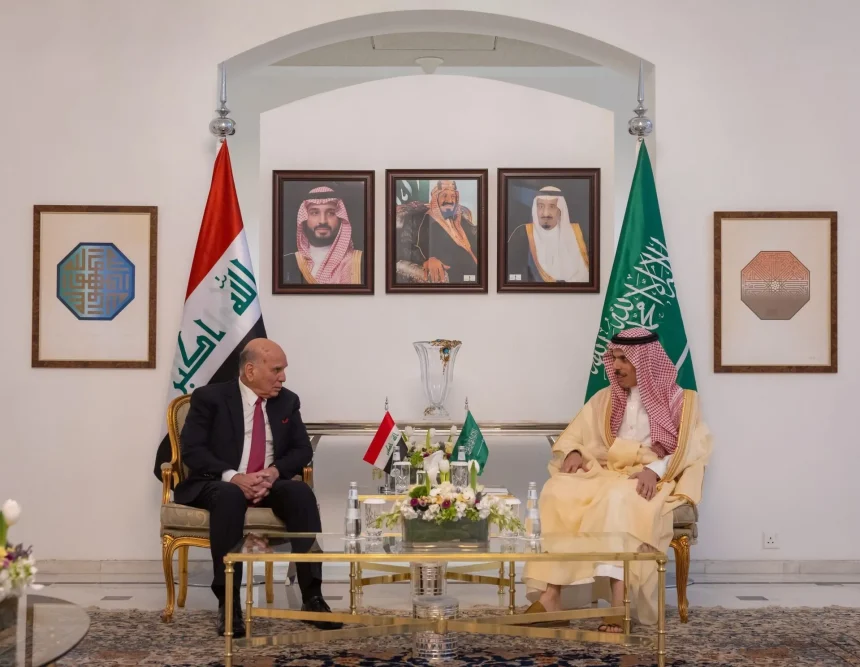 وزير الخارجية ونظيره السعودي يبحثان تطورات المنطقة وسبل خفض التصعيد