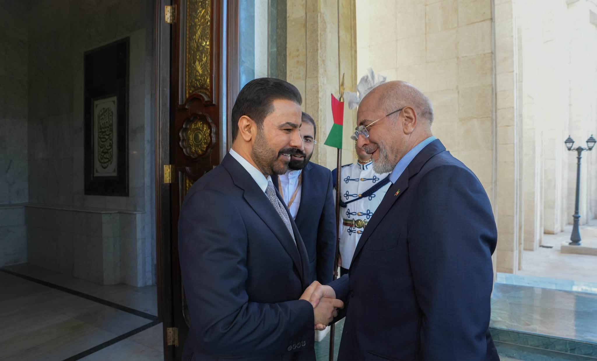 خلال استقباله قاليباف.. الزيدي يؤكد عمق العلاقات بين العراق وإيران