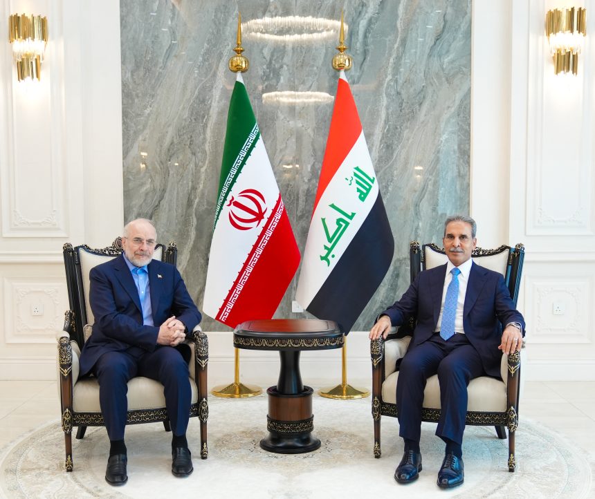 القاضي زيدان وقاليباف يبحثان تعزيز التعاون الثنائي في المجالات القضائية والقانونية