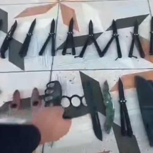 من السكين إلى البوكس الحديدي.. نجدة الكرخ تطيح ببائع أدوات العنف في النصر والسلام